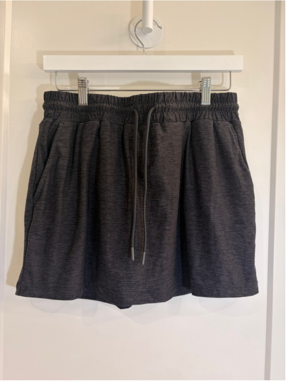 Athletic Works ButterCore Gray Athletic Skort Skirt Built-In Shorts Medium 8-10